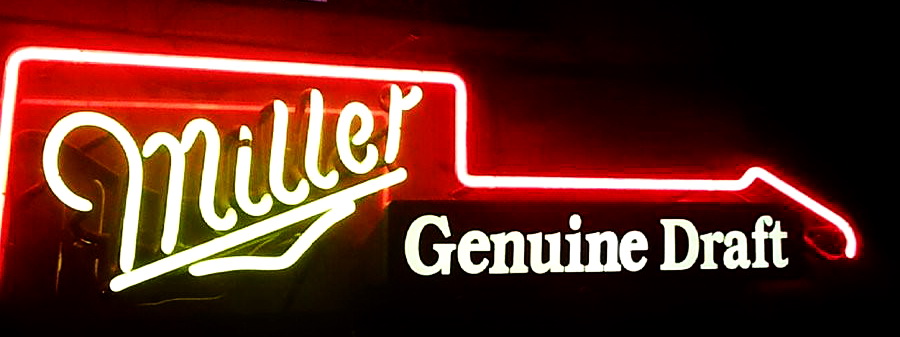 Miller Genuine Draft Guitar Neon Sign 2